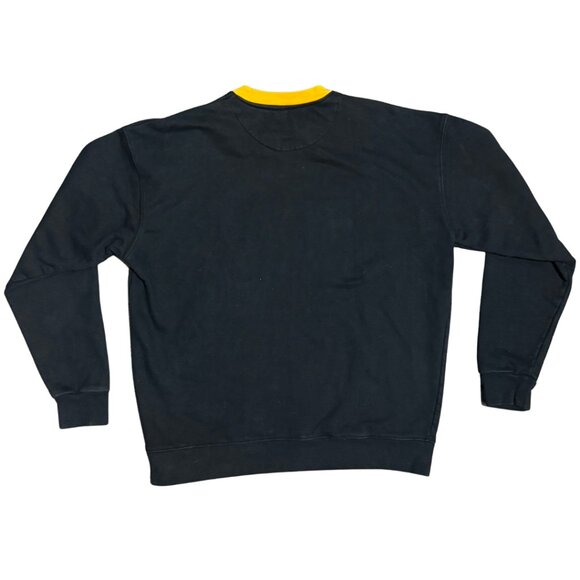 Vintage Hamilton Ti-Cats Sweater Black Crewneck | Chenille Varsity Letters | XL - Picture 7 of 12